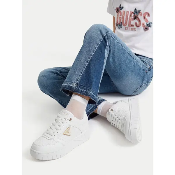 Guess Tenisice Guess CEOWB-BIC-GG-68-SS Bijela
