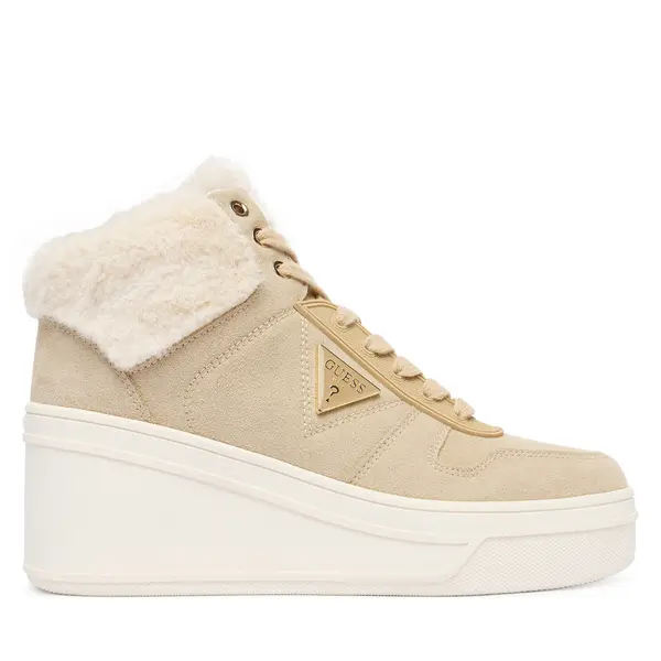 Guess Tenisice Guess FLFRFR SUE12 Bež