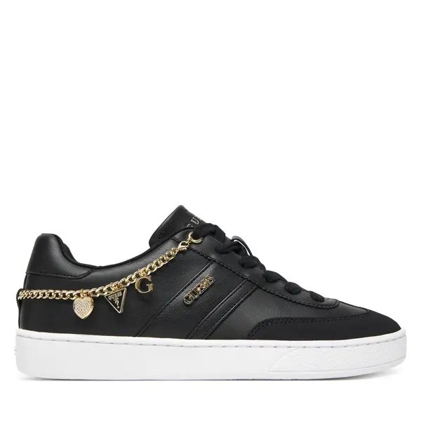 Guess Tenisice Guess FLTNAO LEA12 Crna