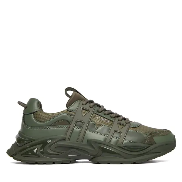 Guess Tenisice Guess FMFUNO ELE12 Zelena