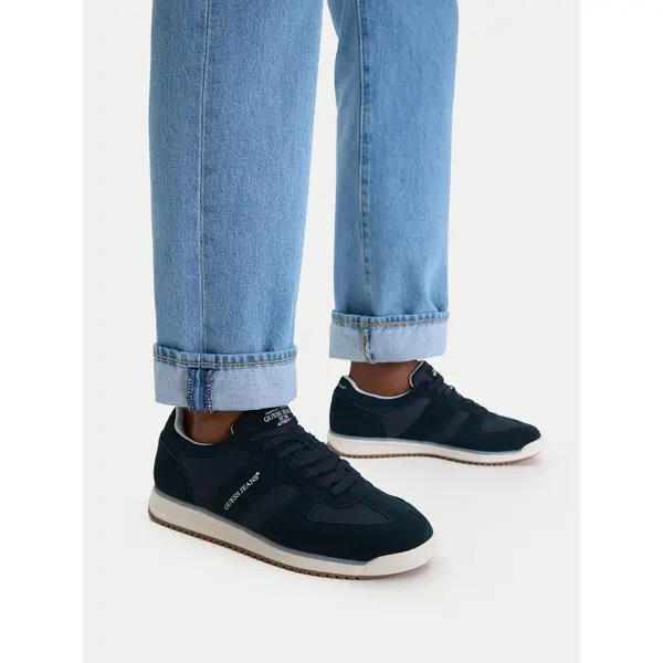 Guess Jeans Tenisice Guess Jeans EO-DELAND-01 WE Tamnoplava