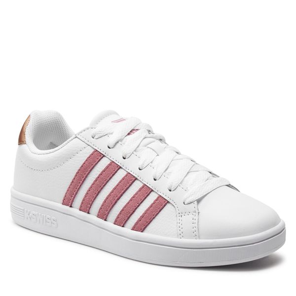 K-Swiss Tenisice K-Swiss Court Tiebreak 97011-169-M White/Foxglove/Rose Gold 169
