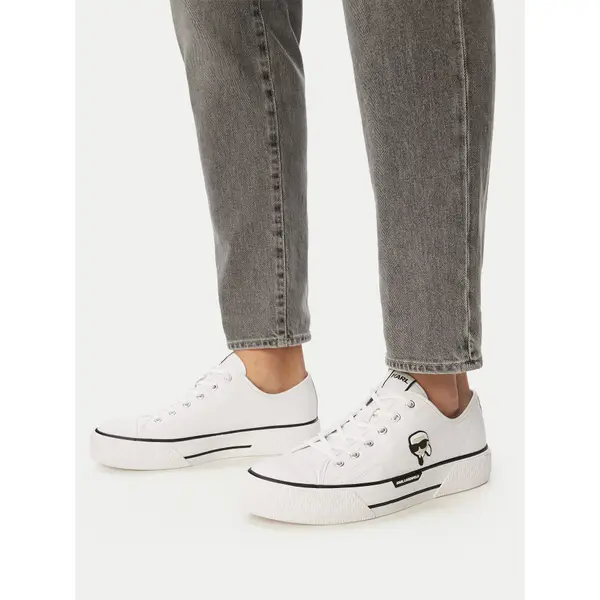 Karl Lagerfeld Tenisice KARL LAGERFELD Kampus Max KL95025 Bijela