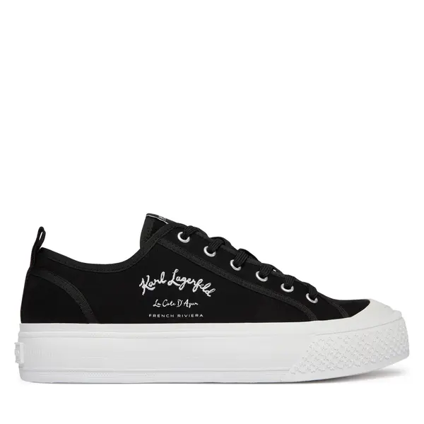 Karl Lagerfeld Tenisice KARL LAGERFELD Kampus Max V KL50523 Crna