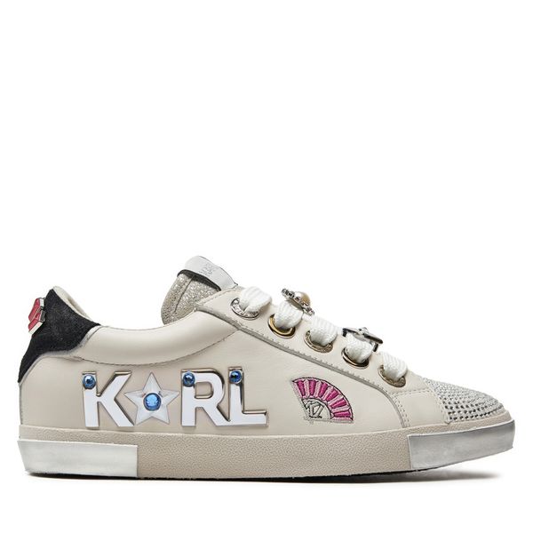 KARL LAGERFELD Tenisice KARL LAGERFELD KL60144 Off White Lthr 0T1