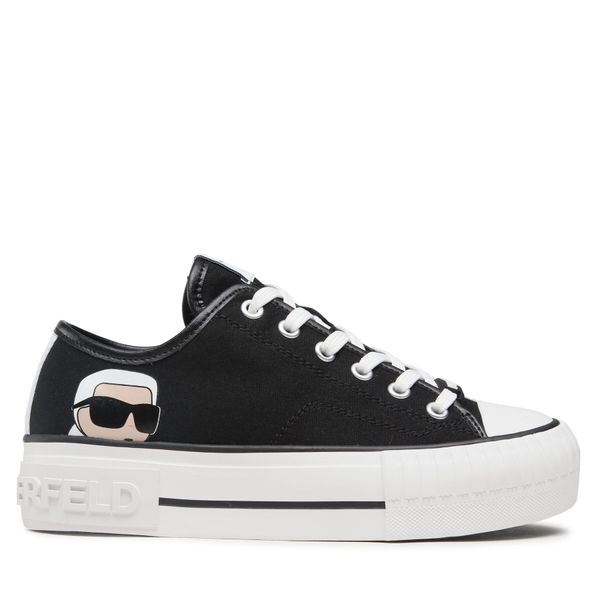 KARL LAGERFELD Tenisice KARL LAGERFELD KL60410N Black Canvas