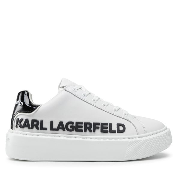 KARL LAGERFELD Tenisice KARL LAGERFELD KL62210 White Lthr w/Black