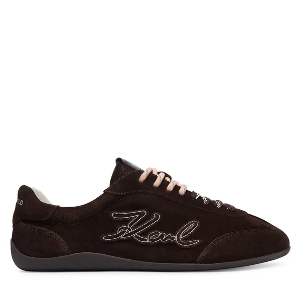 Karl Lagerfeld Tenisice KARL LAGERFELD KL66122 Smeđa