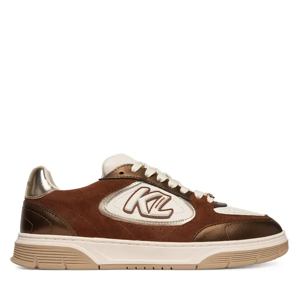 Karl Lagerfeld Tenisice KARL LAGERFELD Kourtney KL63025 Smeđa