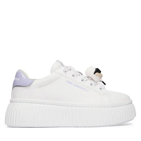 Karl Lagerfeld Tenisice KARL LAGERFELD Kreeper Lo KL42336T Écru