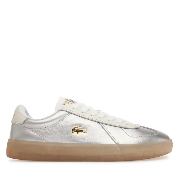 Lacoste Tenisice Lacoste Baseshot  50SFA0031 Srebrna