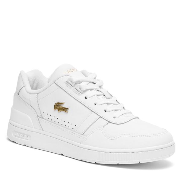 Lacoste Tenisice Lacoste T-Clip 747SFA0060 Wht/Gld 216
