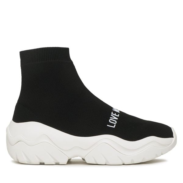 LOVE MOSCHINO Tenisice LOVE MOSCHINO JA15644G1HIZT00B Nero/Bianco
