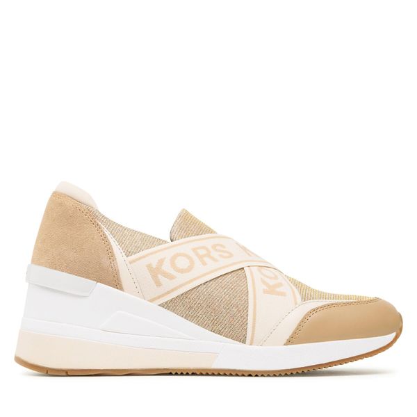 MICHAEL Michael Kors Tenisice MICHAEL Michael Kors Geena Slip On Trainer 43F3GNFP2D Camel Multi