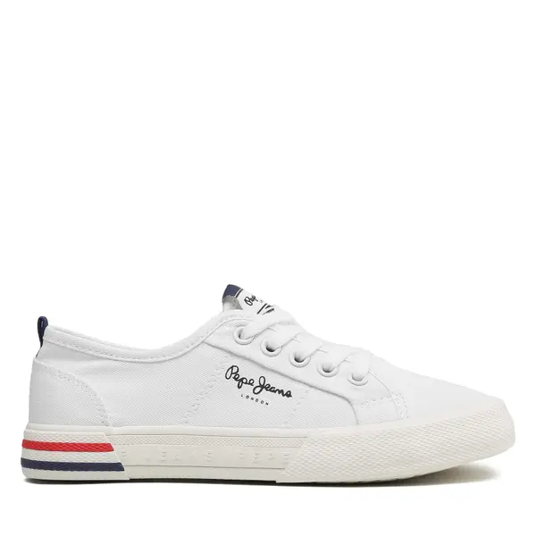 Pepe Jeans Tenisice Pepe Jeans Brady Basic G PGS30561 Bijela