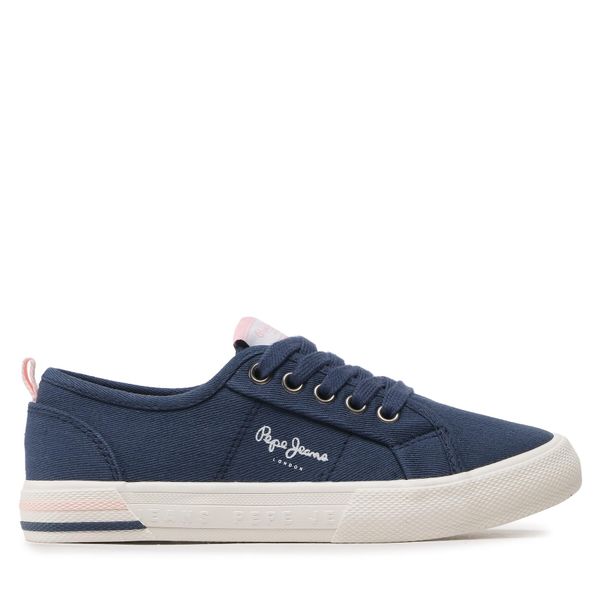 Pepe Jeans Tenisice Pepe Jeans Brady Basic G PGS30561 Tamnoplava