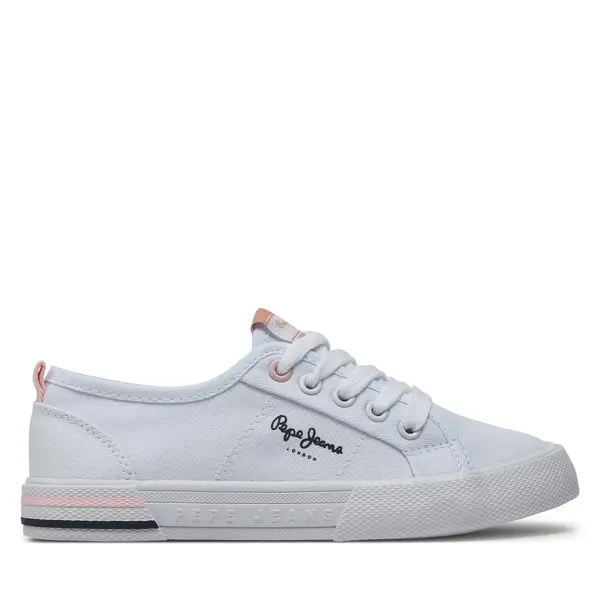 Pepe Jeans Tenisice Pepe Jeans Brady Basic G PGS30604 Bijela