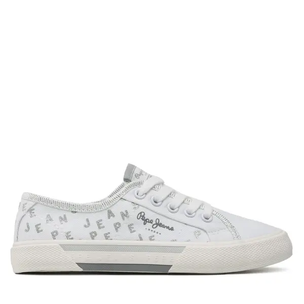 Pepe Jeans Tenisice Pepe Jeans Brady Shine G PGS30562 Bijela