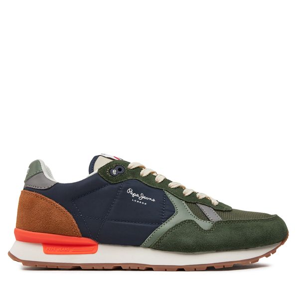 Pepe Jeans Tenisice Pepe Jeans Brit Mix M PMS40006 Khaki Green 765