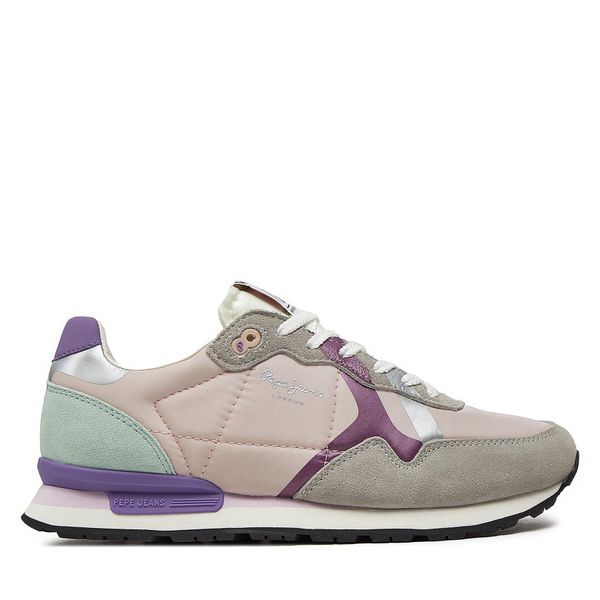 Pepe Jeans Tenisice Pepe Jeans Brit Print W PLS40010 Light Grey 905