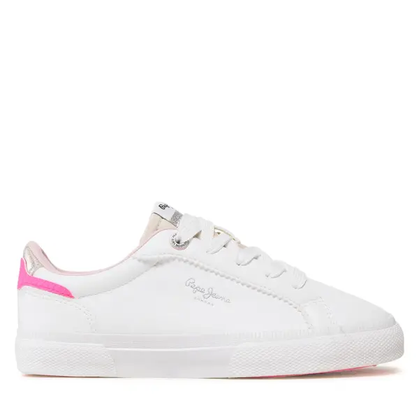 Pepe Jeans Tenisice Pepe Jeans Kenton Basic Girl PGS30549 Bijela