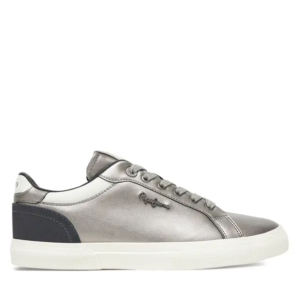 Pepe Jeans Tenisice Pepe Jeans Kenton Glam W PLS300005 Srebrna