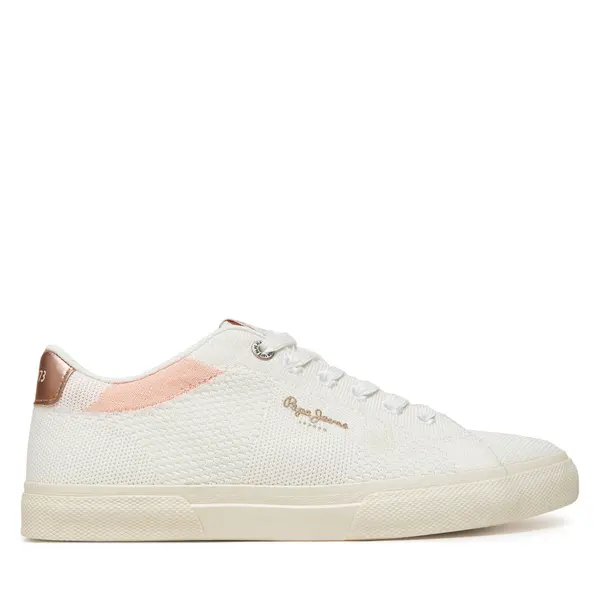 Pepe Jeans Tenisice Pepe Jeans Kenton Knit PLS31601 Bijela