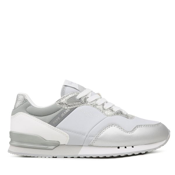Pepe Jeans Tenisice Pepe Jeans London W Albal PLS31463 Srebrna
