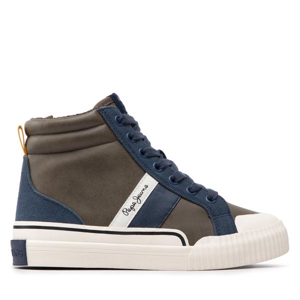 Pepe Jeans Tenisice Pepe Jeans Ottis Casual High B PBS30543 Khaki Green 765