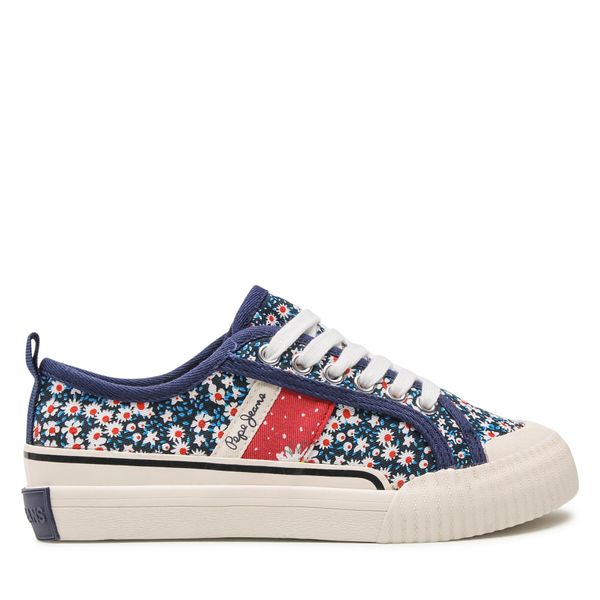 Pepe Jeans Tenisice Pepe Jeans Ottis Flower Girl PGS30541 Navy 595