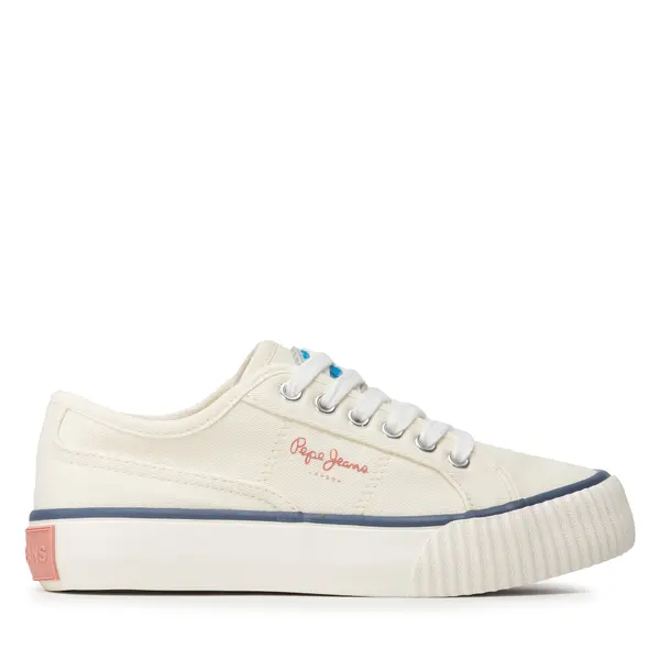 Pepe Jeans Tenisice Pepe Jeans Ottis Platform Girl Bijela