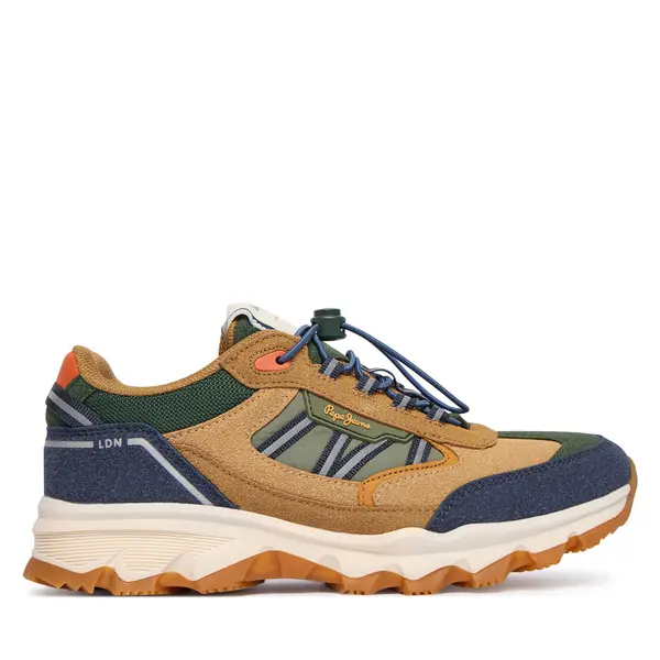 Pepe Jeans Tenisice Pepe Jeans Peak Bole B PBS600002 Smeđa