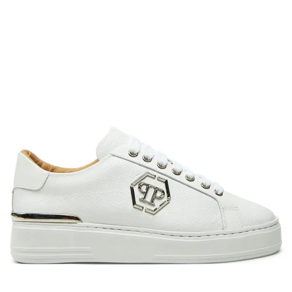 PHILIPP PLEIN Tenisice PHILIPP PLEIN AADS USC0665 PLE010N Bijela