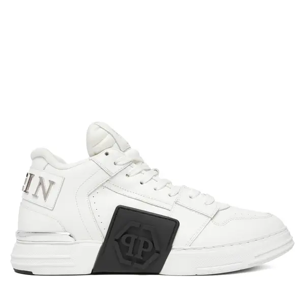 PHILIPP PLEIN Tenisice PHILIPP PLEIN FAES USC0824 PLE075N Bijela
