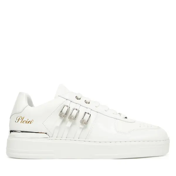 PHILIPP PLEIN Tenisice PHILIPP PLEIN FAES WSC2780 PLE075N Bijela