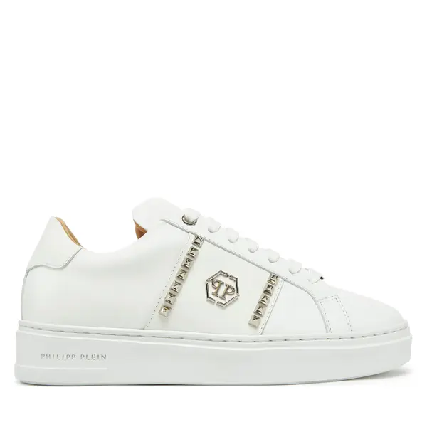 PHILIPP PLEIN Tenisice PHILIPP PLEIN SAES USC0732 PLE005 Bijela