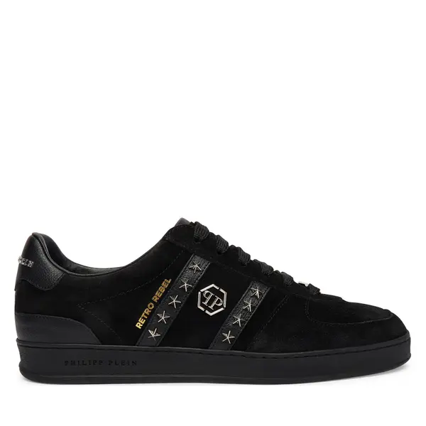 PHILIPP PLEIN Tenisice PHILIPP PLEIN SAFS USC0911 PLE009N Crna