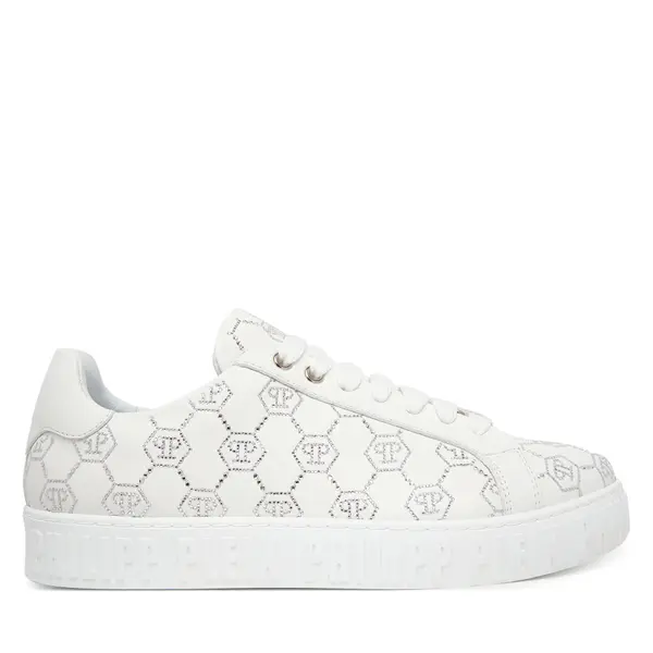 PHILIPP PLEIN Tenisice PHILIPP PLEIN SAFS USC0920 PLE005N Bijela