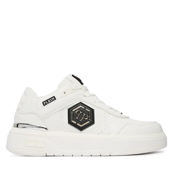 PHILIPP PLEIN Tenisice PHILIPP PLEIN SAFS USC0925 PTE003N Bijela