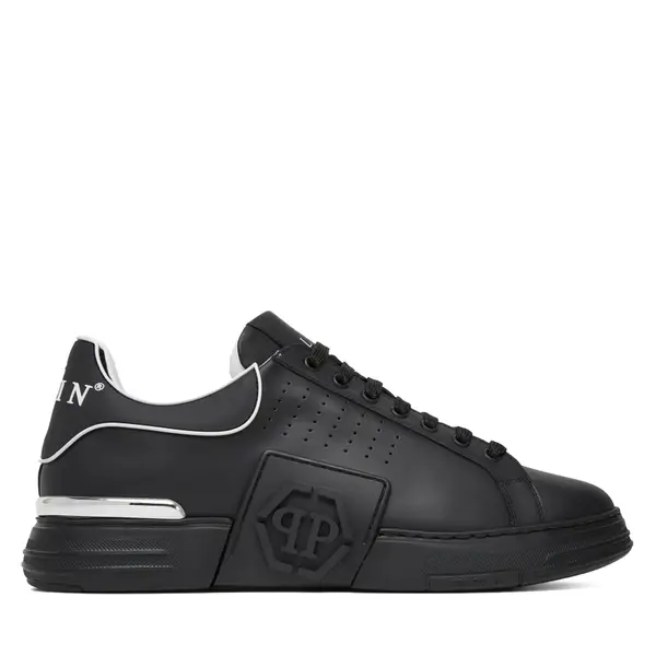 PHILIPP PLEIN Tenisice PHILIPP PLEIN Top Hexagon PAES USC0775 PLE005N Crna