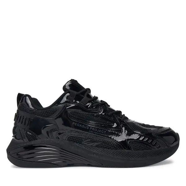 Plein Sport Tenisice Plein Sport FAES USC0848 STE003N Crna
