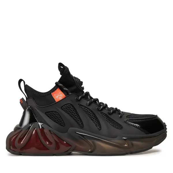 Plein Sport Tenisice Plein Sport The Flame Gen.X.02 Tiger PACS USC0435 STE003N Crna
