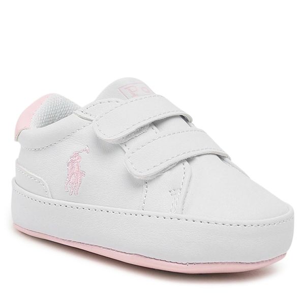 Polo Ralph Lauren Tenisice Polo Ralph Lauren Heritage Court Ii Ez Layette RL100733 White Smooth/Lt Pink w/ Lt Pink PP