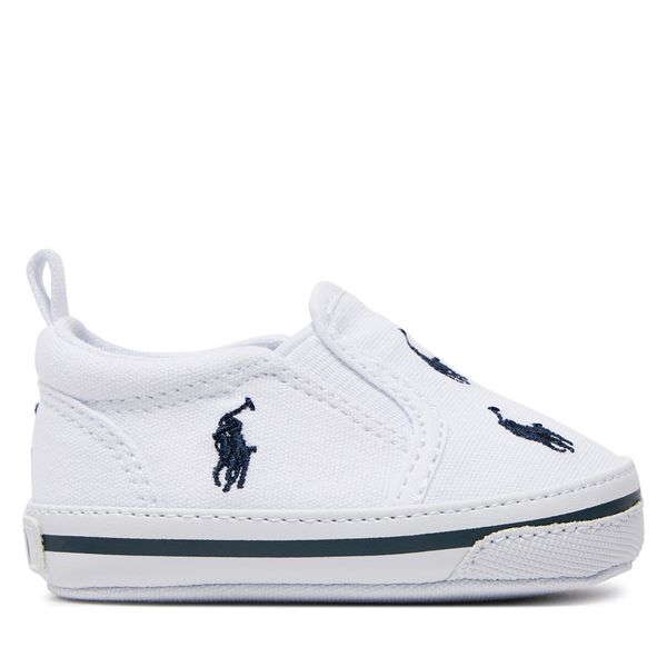 Polo Ralph Lauren Tenisice Polo Ralph Lauren RLS10057L L White Canvas W/ Navy Multi Pp