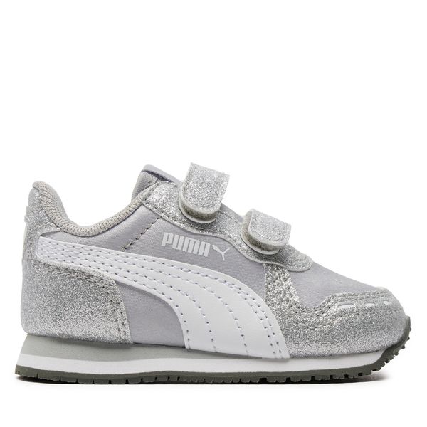 Puma Tenisice Puma Cabana Racer Glitz V Inf 370986-01 Puma Silver/Puma White/Gray Violet