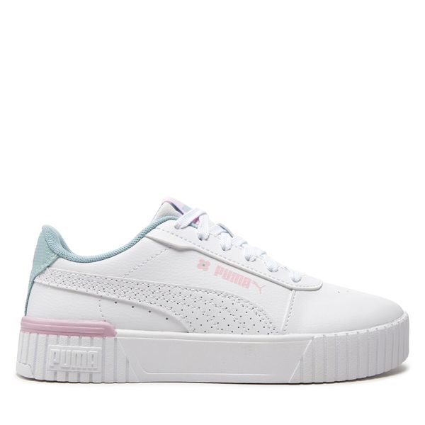 Puma Tenisice Puma Carina 2.0 Tropical Jr 395574-01 Puma White/Turquoise Surf/Grape Mist