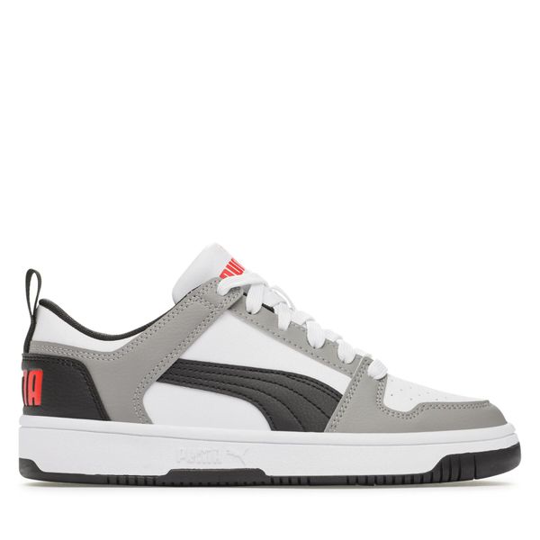 Puma Tenisice Puma Rebound Layup Lo Sl Jr 370490 20 Puma White-Puma Black-Concrete Gray-For All Time Red