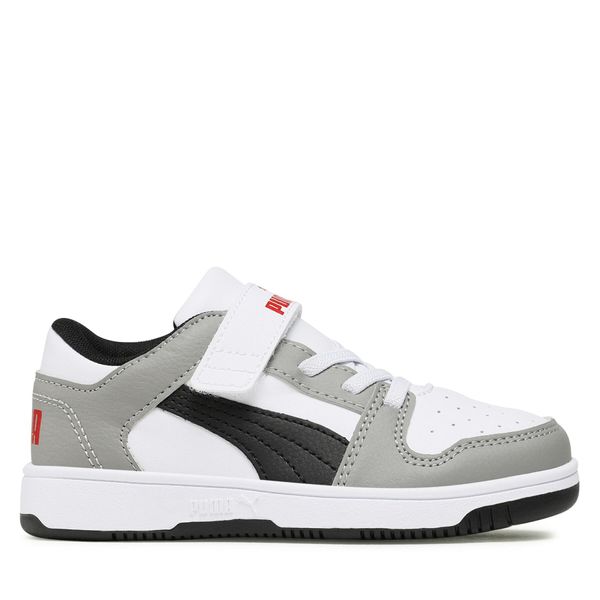 Puma Tenisice Puma Rebound Layup Lo SL V PS 370492 20 Puma White-Puma Black-Concrete Gray-For All Time Red