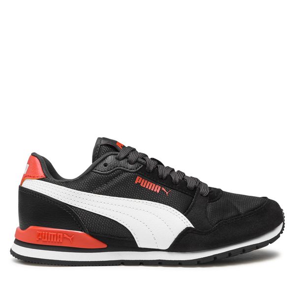 Puma Tenisice Puma ST Runner v3 Mesh Jr 385510 21 Dark Coal-Puma White-Puma Black