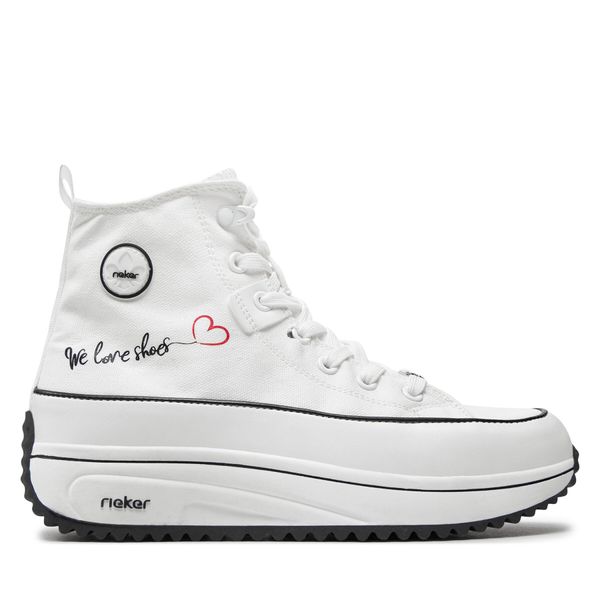 Rieker Tenisice Rieker 90012-80 Bijela